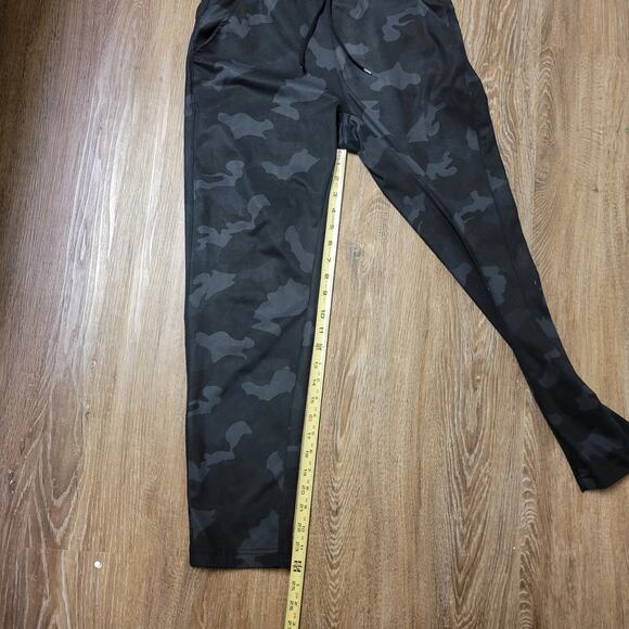 Lux Yogalicious Black Camo Pants/Leggings Sz Small, Slash Pockets - Picture 3 of 10
